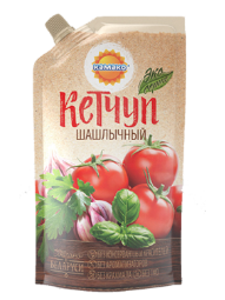 Кетчуп Шашлычный высшая кат. ЭКО дой-пак 350г*16 шт Камако Кетчуп Шашлычный высшая кат. ЭКО дой-пак 350г*16 шт Камако